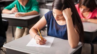 elevi care rezolvă Subiecte Limba Maternă simulare Evaluare Națională 