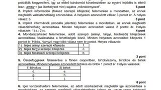 Barem Limba Maternă simulare Evaluare Națională 2024 limba maghiara