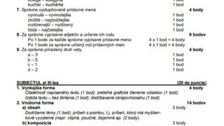 Barem Limba Maternă simulare Evaluare Națională 2024 limba slovaca