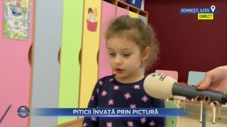VIDEO - Atelierul de pictură, activitatea preferată a piticilor de la grupa mică. Cum se defășoară ora?