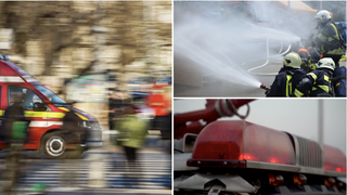 Incendiu puternic în Botoșani. O ambulanță privată și trei autoturisme au fost cuprinse de flăcări. Care ar fi fost cauza incendiului