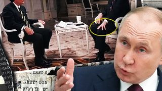 VIDEO. Gestul bizar făcut de Vladimir Putin în timpul interviului cu Tucker Carlson