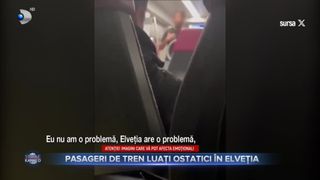 VIDEO - Pasageri de tren, luați ostatici în Elveția. Au fost amenințați timp de 4 ore cu un topor