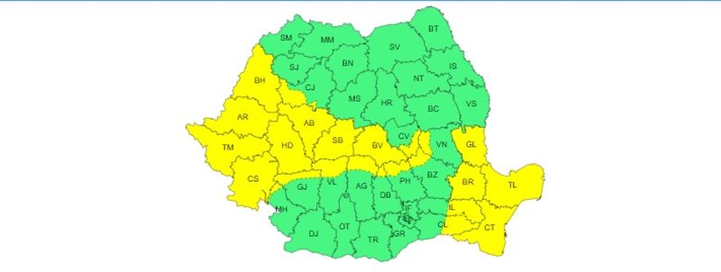 Vremea se schimbă radical! După temperaturile de primăvară, meteorologii au emis cod galben de vânt puternic