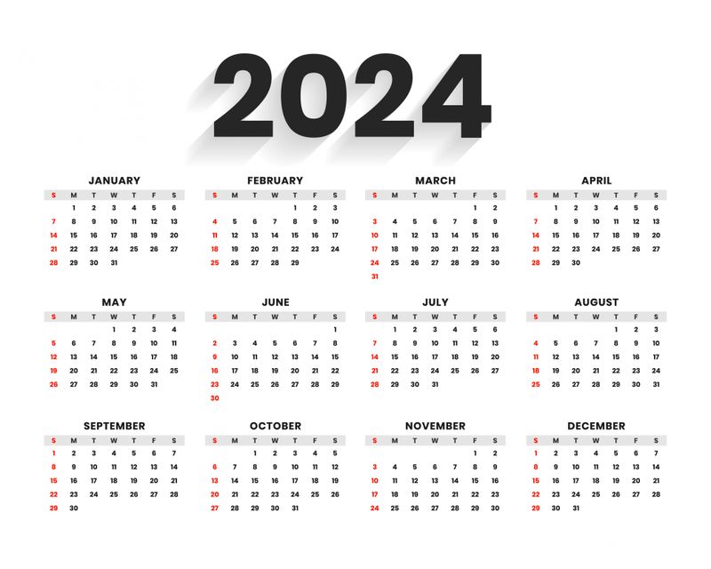 marti 13 in calendar 2024