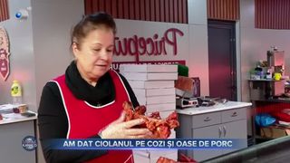 VIDEO- Am dat ciolanul pe cozi și oase de porc. Rom&acirc;nii exclud carnea și br&acirc;nzeturile din alimentație, din cauza prețurilor exagerate