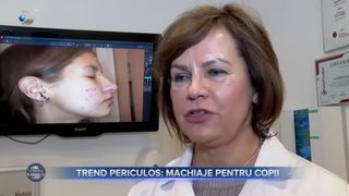 VIDEO- Un nou trend periculos circulă pe rețelele sociale: machiajele pentru copii. Ce spun specialiștii?