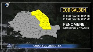 VIDEO- Cod de vreme rea în mai multe regiuni din țară. La munte va ninge abundent