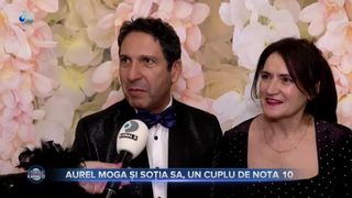 VIDEO- Aurel Moga și soția sa, poveste de dragoste ca în filme. S-au cunoscut la un spectacol, iar un mai tâziu a cerut-o în căsătorie: "E Măria vieții mele"