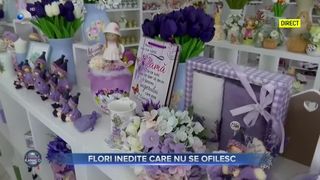 VIDEO- Idee inedită de cadou pentru Valentine's Day: flori care nu se ofilesc