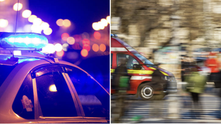 Agent de poliție, lovit de o mașină în timp ce dirija circulația într-o intersecție din Capitală. Care este starea polițistului în acest moment