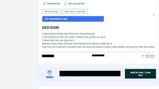 Anunțul de pe internet programat de pe contul milionarului