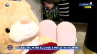 VIDEO- Cel mai mare buchet: 5.000 de trandafiri. Ce alte buchete de lux putem alege de Valentine's Day?