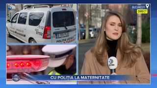 VIDEO- O femeie a ajuns cu poliția la maternitate. Soțul acesteia a cerut ajutorul autorităților