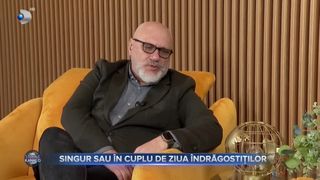 VIDEO- Rubrica "La Psiholog". Singur sau în cuplu de Ziua Îndrăgostiților?