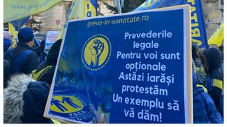 Protest angajați sănătate