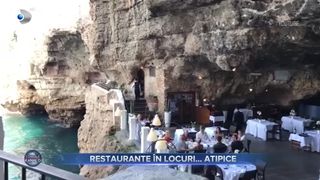 VIDEO - Restaurante cu m&acirc;ncare inedită, servită &icirc;n locuri total neobișnuite