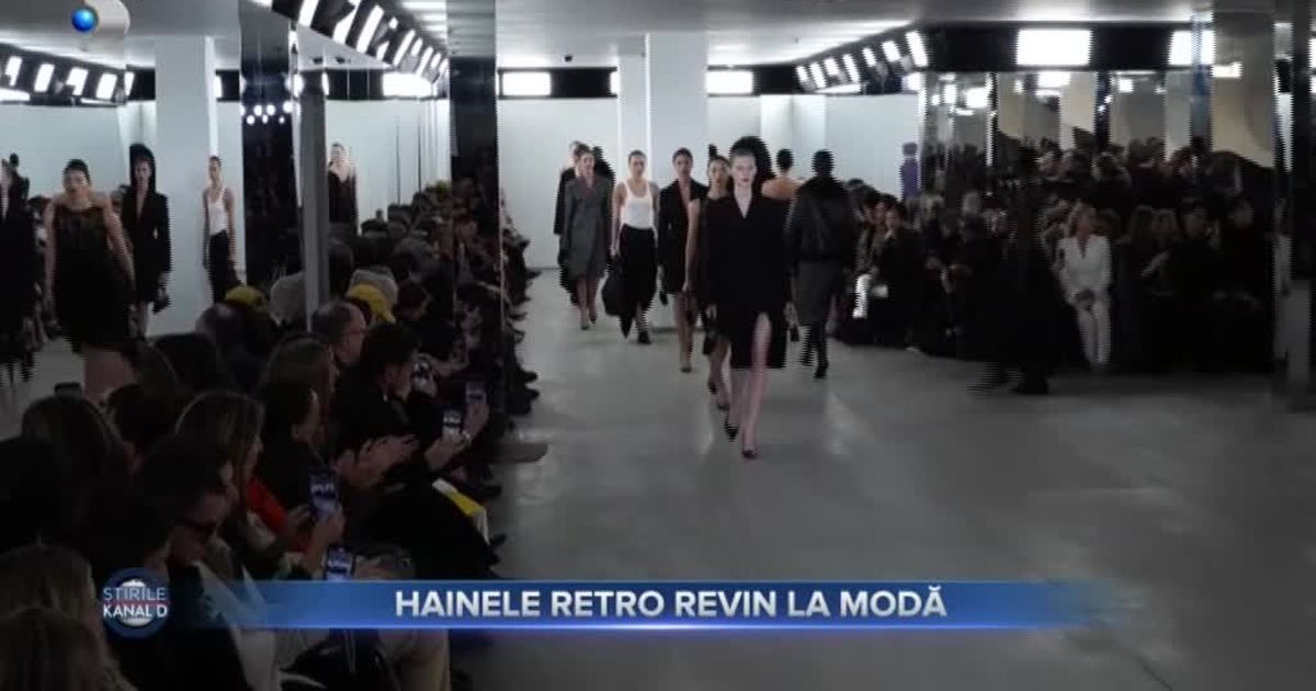 VIDEO - Hainele retro revin la modă. Idei de ținute inedite - Stirile ...