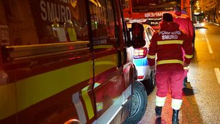 Plan Roşu de Intervenţie lângă Vama Veche. Un autocar a spulberat un autoturism