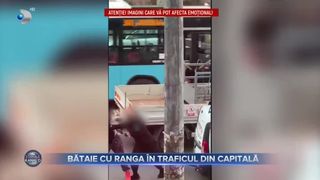 VIDEO - Bătaie cu ranga în traficul din Capitală! De la ce a pornit întreg scandalul?