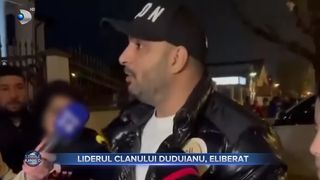 VIDEO- Liderul clanului Duduianu a fost eliberat! Ciprian Pian a fost acuzat de amantă