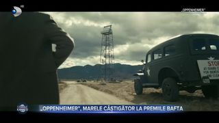 VIDEO- Filmul "Oppenheimer", triumfător la premiile Bafta. Pelicula a obținut 7 trofee