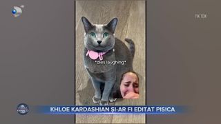 VIDEO- O vedetă internațională și-ar fi editat pisica! Noi controverse se învărt în jurul familiei Kardashian