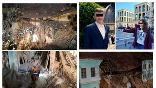 Amenzi internat prăbușit