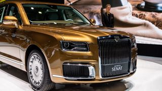 Liderul coreean a primit o mașină Aurus de lux de la Vladimir Putin