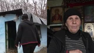 VIDEO - Asta-i România! Povestea femeii care trăiește singură, într-un bordei dintr-o pădure. Singurul său venit este de 160 de lei pe lună