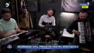 VIDEO - Georgiana Vița, pregătiri pentru spectacole. Artista reușește să facă față tuturor provocărilor
