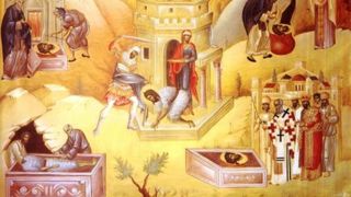 intaia si a doua aflare a capului sfantului proroc ioan botezatorul