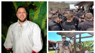 VIDEO: Înmormântare cu cântec de vioară pentru Gabi Stângău! O mare de oameni l-au condus pe ultimul drum pe îndrăgitul violonist