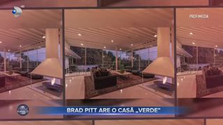 VIDEO - Brad Pitt are o casă „verde”. Celebrul actor vrea să protejeze mediul înconjurător
