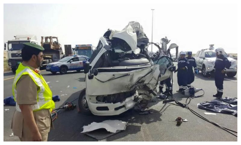 Medici răniți accident Dubai