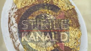 Coliva cu foita de aur la inmormantarea Mioarei Roman