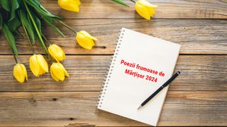 carnet cu poezii de martisor