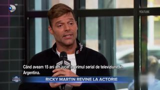 VIDEO- Ricky Martin revine la actorie. Starul latino va debuta interpret&acirc;nd rolul unui barman
