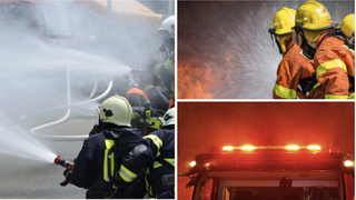 Incendiu de proporții pe Șoseaua Antiaeriană din București. La fața locului intervin șapte autospeciale de stingere