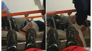 Pacient legat pat Brăila