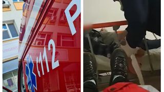 Pacient legat pat Brăila