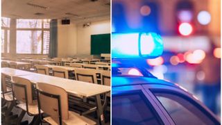 VIDEO: Alertă la o școală din D&acirc;mbovița! Elevii și profesorii au fost evacuați de urgență