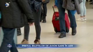 VIDEO- Rom&acirc;nii călătoresc &icirc;n ciuda biletelor de avion scumpe. Cu c&acirc;t s-au scumpit zborurile?