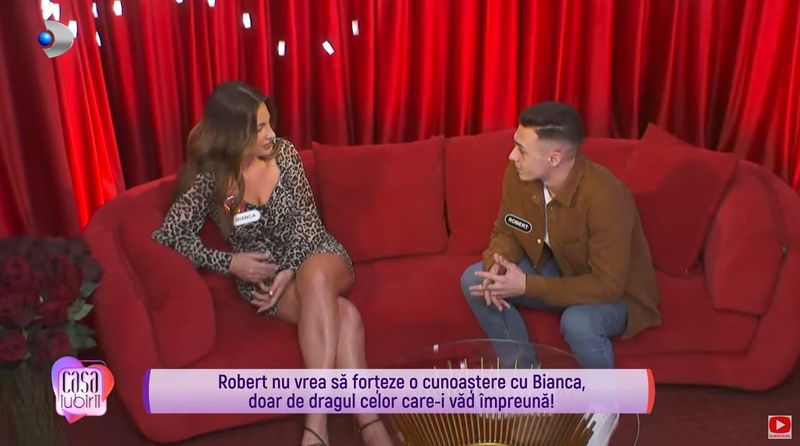 Robert oprește cunoașterea cu Bianca în Casa Iubirii