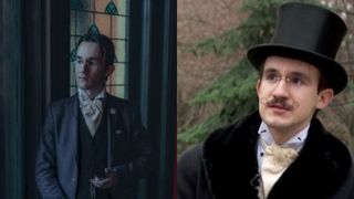 VIDEO - Asta-i Rom&acirc;nia! Povestea lui Mircea Pascovici, t&acirc;nărul care trăiește ca &icirc;n anii 1900. Poartă baston, joben și mustață răsucită perfect