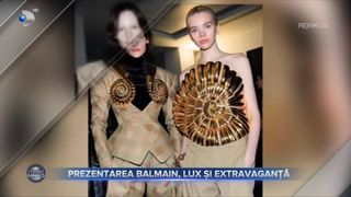 VIDEO - Prezentarea Balmain, lux și extravaganță. Cher și iubitul ei au fost printre invitații de onoare prezenți la show