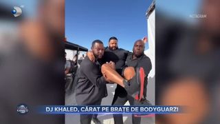 VIDEO - DJ Khaled, cărat pe brațe de bodyguarzi. Motivul pentru care a procedat astfel i-a &icirc;nfuriat pe fani