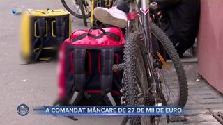 VIDEO - Livrări de mâncare la domiciliu, în continuă creștere. Suma fabuloasă pe care a cheltuit-o un român anul trecut pe comenzile de mâncare