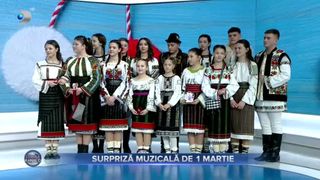 VIDEO - Surpriză muzicală de 1 Martie. Marius Dochița, Dănuț Onoiu și elevii săi vorbesc despre tradiția mărțișorului