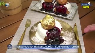 VIDEO - Deschiderea teraselor, mărțișor pentru turiști. Turiștii din Brașov s-au relaxat de 1 martie